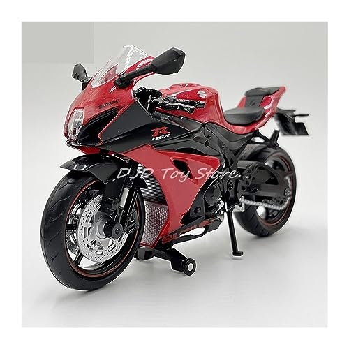 ZYAURA 1:12 Modell Suzuki GSX-R1000R L7 Mit Zubehör Rädern Für: Druckguss-Motorrad Geschenksammlung(B) von ZYAURA