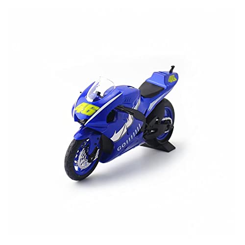 ZYAURA 1:12 Moto GP 46 Legierung Druckguss Motorradrennen Akusto-optisches Modell Kindersport Geschenksammlung von ZYAURA