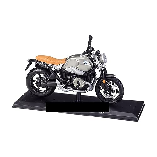 ZYAURA 1:12 Motorrad-Modell-Spielzeugauto Für: BMW R Nine T Scrambler, Echte Legierung Geschenksammlung von ZYAURA