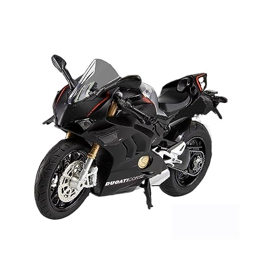 ZYAURA 1:12 Motorradmodell-Spielzeugreplik Mit Sound Und Für: Ducati V4S Panigale Druckguss Geschenksammlung(A) von ZYAURA