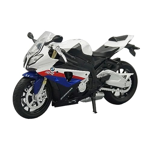 ZYAURA 1:12 S1000RR Replik Mit Sound Und Licht Für: Sportmotorrad Aus Druckguss Geschenksammlung(A) von ZYAURA