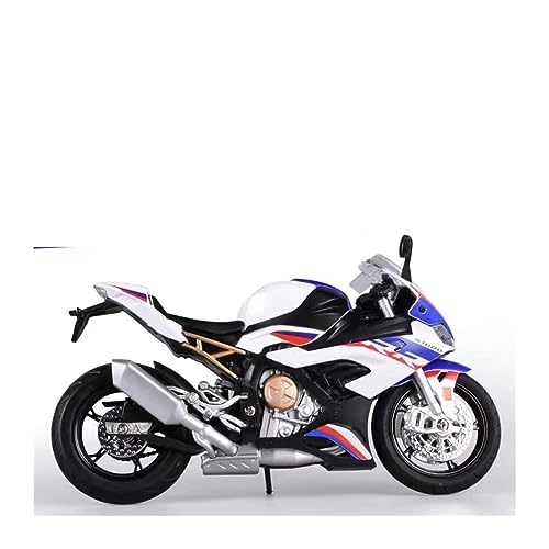 ZYAURA 1:12 Simulations-Legierungsmotorradmodell Mit Sound Und Für:BWM S1000rr Racing Geschenksammlung(A) von ZYAURA