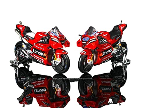 ZYAURA 1:18 2021 Ducati Team # 43 Miller # 63 Bagnaia Authorized Simulation Alloy Motorcycle Geschenksammlung von ZYAURA