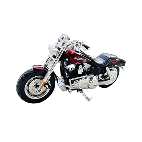 ZYAURA 1:18 Harley-Davidson Motorrad 2009 FXDFSE CVO Fat Bob Alu-Motorrad Geschenksammlung von ZYAURA