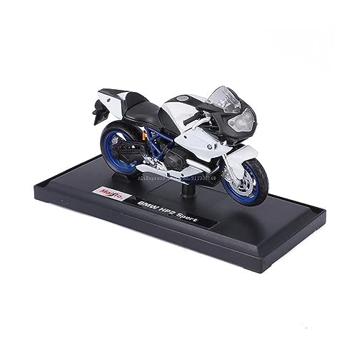 ZYAURA 1:18 Motorrad, Statisches Druckgussmodell, Sammlerstück, Geschenk Für: BMW HP2 Legierung Geschenksammlung von ZYAURA