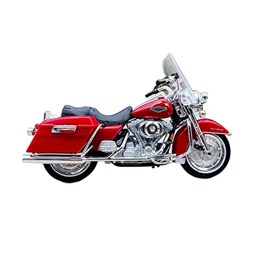 ZYAURA 1:18 Motorrad 1999 FLHR Road King Red Alloy Motorrad Geschenksammlung von ZYAURA