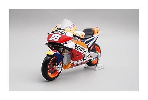 ZYAURA 1:18 Motorradkollektion Druckgusssimulation FÜR:Honda RC213V Yamaha Ducati Geschenksammlung(A) von ZYAURA