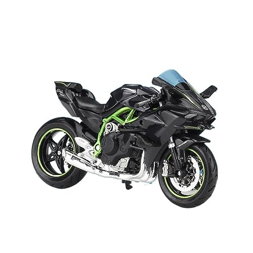 ZYAURA 1:18 Motorradmodell Für: Kawasaki Ninja H2R Druckguss Geschenksammlung von ZYAURA