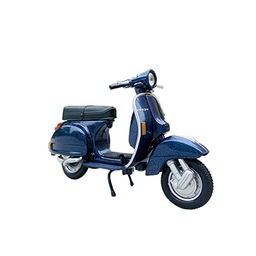 ZYAURA 1:18 Piaggio Vespa P150X 1978 Klassischer Alu-Motorrad-Modellroller Geschenksammlung von ZYAURA