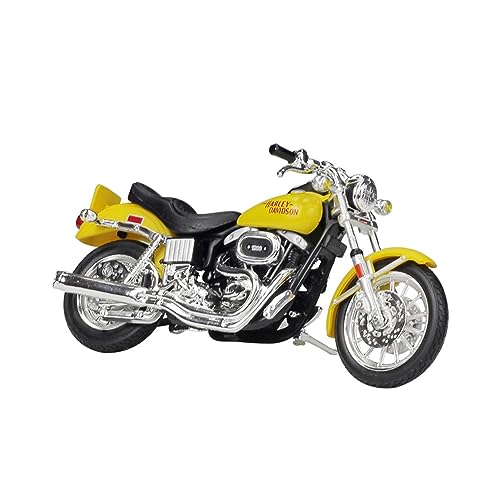 ZYAURA 1:18 Simulation Motorrad Metall Für: Harley 1977 FXS Low Rider Modellauto Geschenksammlung von ZYAURA