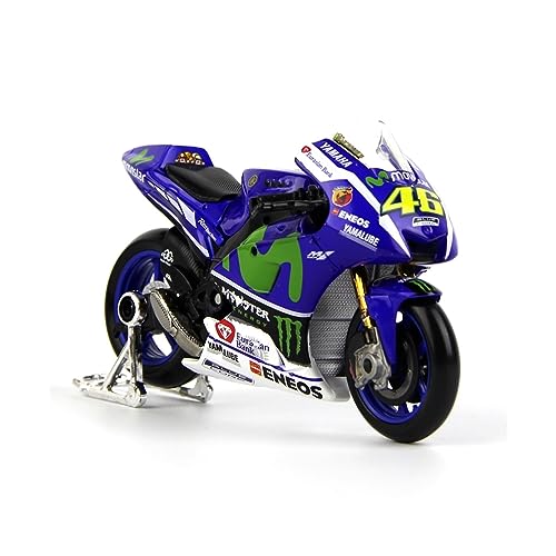 ZYAURA 1:18 Simulationsmodell, Ornament, Geschenk Für: GP Yamaha Road Racing Geschenksammlung von ZYAURA