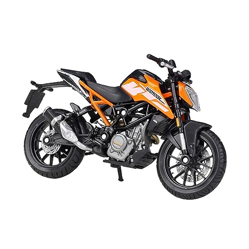 ZYAURA 1:18 Simulationsmotorradmodell Für: Schwere Lokomotive KTM 250 Duke Geschenksammlung von ZYAURA