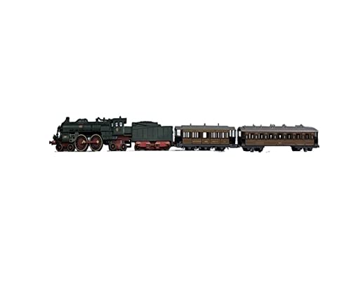 ZYAURA 1:220 Classic Steam Train Taschenmodell-Set Typ Z Orient-Express Wheel Movable Fine Model von ZYAURA