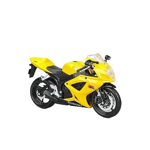 ZYAURA 1:24 Simulation Legierung Lokomotive Racing Figurensammlung Für: Suzuki GSX Motorrad Geschenksammlung(B) von ZYAURA