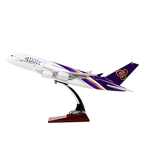 ZYAURA Environmental Image 1/133 Airbus A380-800 Aircraft Thai Airways Plastic Alloy Aircraft W Aircraft Model von ZYAURA