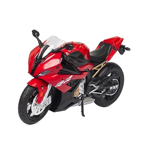 ZYAURA Für: Druckguss-Motorrad 1:12 BM S1000RR Replik Mit Sound Und Licht Geschenksammlung(A) von ZYAURA