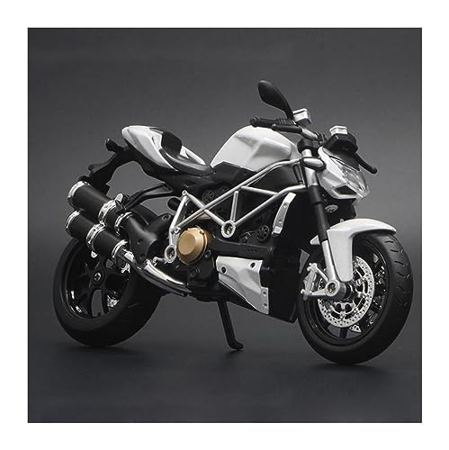 ZYAURA Für: Ducatis Hypermotard 1:12 Modell-Pullback-Motorrad Mit Licht Und Sound Geschenksammlung(B) von ZYAURA