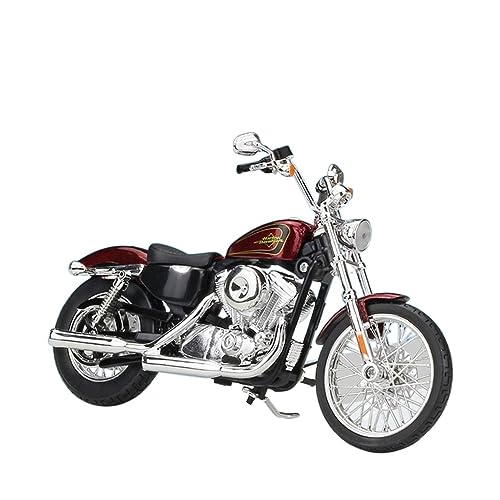 ZYAURA Für: Harley 2012 XL 1200V Simulation 1:12 Motorrad Metall Auto Geschenksammlung von ZYAURA