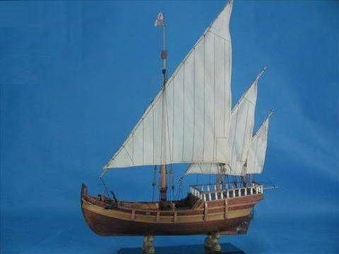 ZYAURA Für: Nina 1492 Maßstab 1:50 L 550 mm 21,6 "Holzmodellschiffsbausatz von ZYAURA