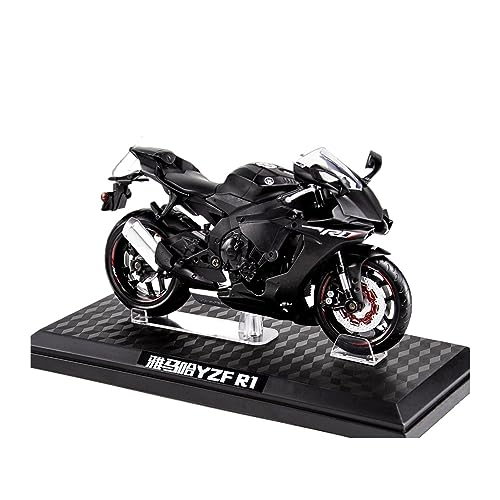 ZYAURA Für: Simulation Yamama YZF R1 Racing 1:12 Motorrad Mit Sound Und Licht Geschenksammlung(A) von ZYAURA