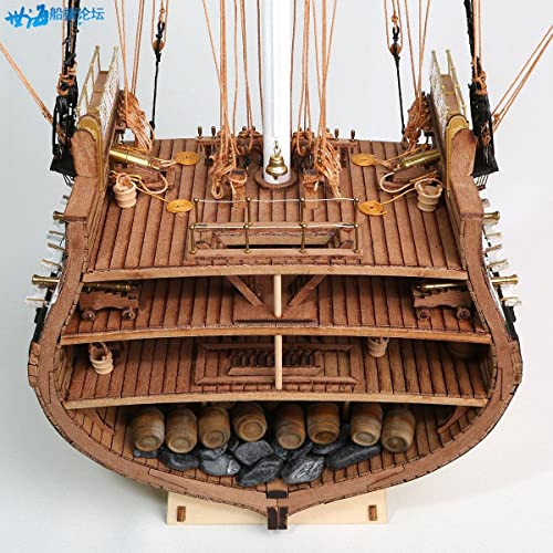 ZYAURA Für: USS Constellation 1843 Maßstab 1/85 40 "Holzmodellschiffsbausatz von ZYAURA