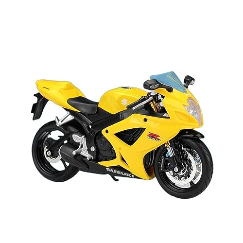 ZYAURA Für:Suzuki GSX-R600 Druckguss 1:12 Metallmodell Sportwettkampfmotorrad Geschenksammlung von ZYAURA