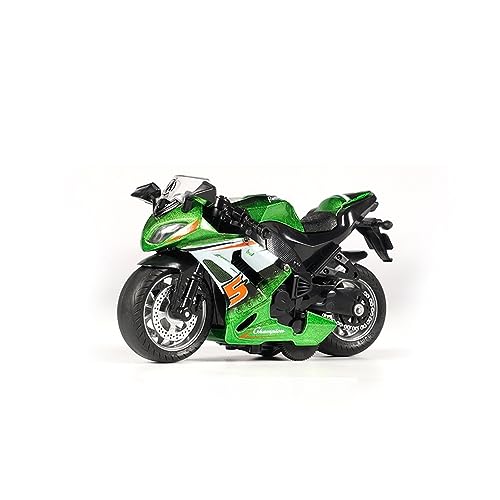 ZYAURA Sportfahrrad-Figur, Motorrad, Maßstab 1:14, Für: Kawasaki Ninja Alloy Scooter Geschenksammlung(A) von ZYAURA