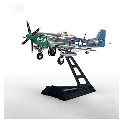 ZYAURA Umweltbild Druckguss 1: 72 US P51 Mustang Fighter Fighter Alloy Flugzeugmodell von ZYAURA