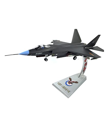 ZYAURA Umweltbild Druckguss 1:36/1:72 J-31 Flugzeugmodell Simulation Alloy J-31 Fighter Militärmodell von ZYAURA