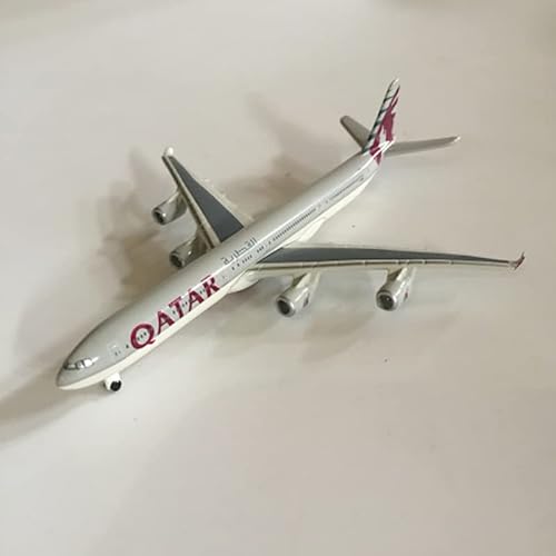 ZYAURA Umweltbild Für: 15CM Maßstab 1: 600 A340-600 Qatar Airways Airlines Alloy Flugzeugmodell von ZYAURA