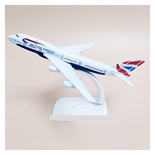 ZYAURA Umweltbild Für: 16 cm British Airways Boeing 747 B747-400 Airways Modell 1:400 Druckgussflugzeug von ZYAURA