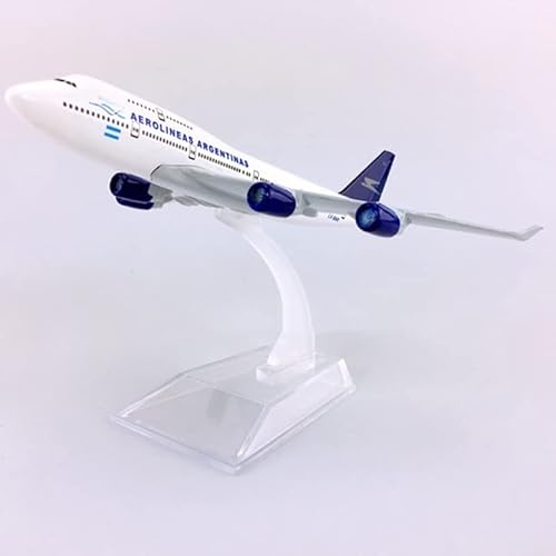 ZYAURA Umweltbild Für: 16CM Alloy Aircraft Model 1: 400 Boeing B747-400 Air Argentina Metal Aircraft Model von ZYAURA