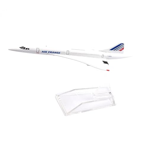 ZYAURA Umweltbild Für: 16cm Air France Concorde Modell Die-Cast Flugzeuge aus Metall 1:400 Flugzeugmodell von ZYAURA