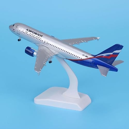 ZYAURA Umweltbild Für: 20cm Aeroflot Russisches Druckguss-Metallmodell 16CM A330 1:400 A380 Airbus Flugzeugmodell von ZYAURA