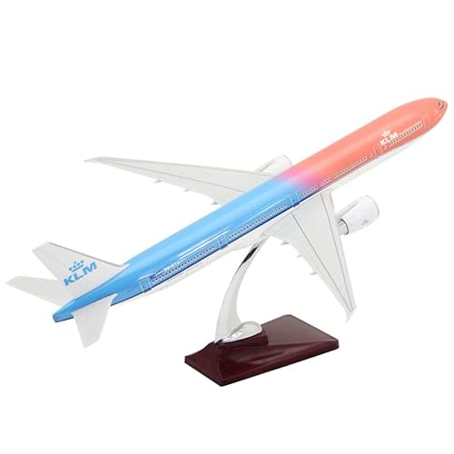 ZYAURA Umweltbild Für: 47 cm AIR KLM Orange Pride KLM Boeing B777 Flugzeugmodell Harzdruckguss von ZYAURA