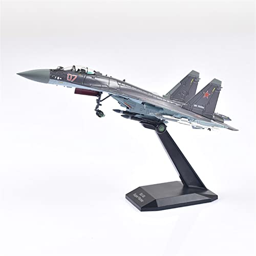 ZYAURA Umweltbild Für: Air Force Fighter Su 35 Flugzeuglegierung Modellflugzeuge Diecast Maßstab 1:100(B) von ZYAURA