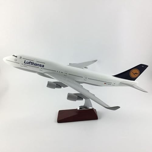 ZYAURA Umweltbild Für: Airliner 45CM Boeing 747 Modellflugzeugsimulation 45CM Alloy Aircraft Model von ZYAURA