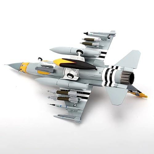 ZYAURA Umweltbild Für: F16-Modell aus druckgegossener Metalllegierung im Maßstab 1:72 F16C-Flugzeug American Fighter Falcon-Modell Airline-Flugzeugmodell von ZYAURA