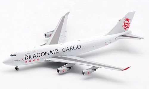 ZYAURA Umweltbild Für: JC Wings EW4744010 Dragonair B747-400 B-KAF im Maßstab 1:400 Druckguss-Frachtflugzeugmodell aus Legierung von ZYAURA