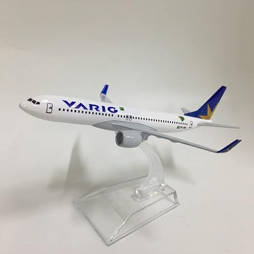 ZYAURA Umweltbild Für: Jason Tutu 16 cm Brasilien VARIG Boeing 737-800 Die Cast Metal 1:400 Flugzeugmodell von ZYAURA