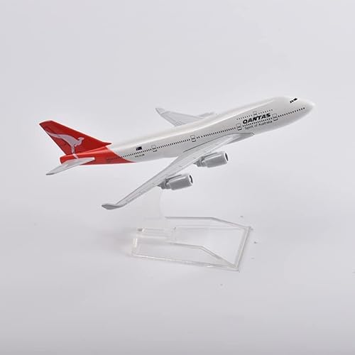 ZYAURA Umweltbild Für: Jason Tutu 16 cm Qantas 747 Flugzeugmodell aus Metalldruckguss im Maßstab 1:400 von ZYAURA