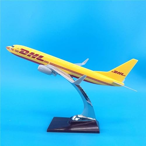 ZYAURA Umweltbild for 30 cm Flugzeuge im Maßstab 1:250 Boeing B737 Modell DHL Express Airlines Harzdruckgussflugzeug von ZYAURA