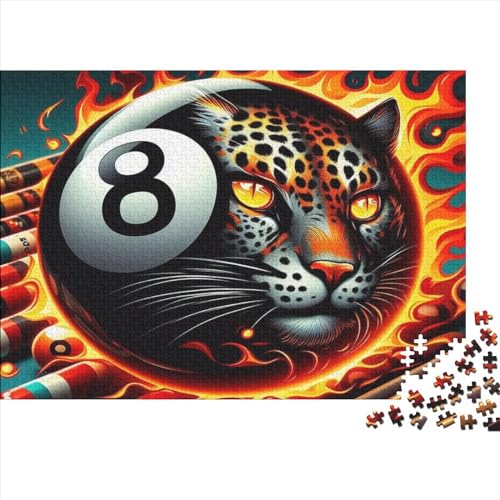 Puzzles 500 Teile Für Erwachsene Leopard 500 Teile Puzzle Lernspiele Heimdekoration Puzzle Holzpuzzle 500pcs (52x38cm) von ZYGAOKDD