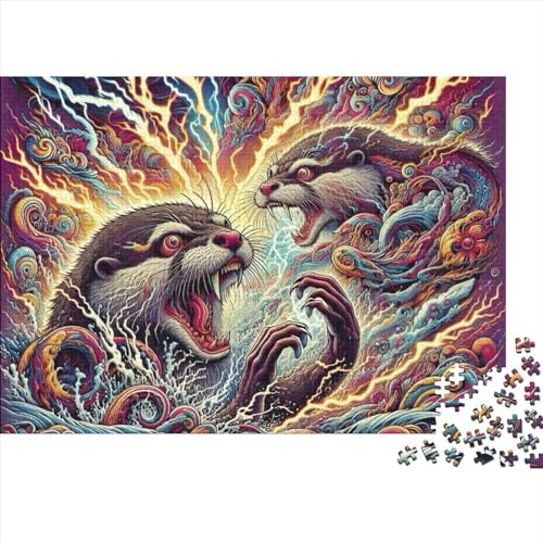 Puzzles 500 Teile Für Erwachsene Prairie Dog 500 Teile Puzzle Lernspiele Heimdekoration Puzzle Holzpuzzle 500pcs (52x38cm) von ZYGAOKDD