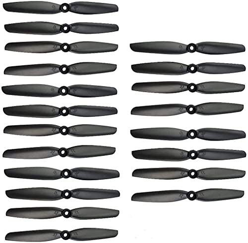 ZYGY 20PCS schwarz Propeller für MJX B6 B5W F20 B6F B6FD Bugs 6 RC Quadcopter von ZYGY