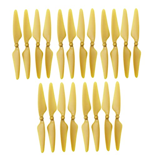 ZYGY 20pcs Gold Luftschrauben für Hubsan H501s H501A H501C H501M H501S W H501S pro MJX B3 Bugs 3 B3H Bugs 3H F17 F100 HS700 D80 RC Quadcopter von ZYGY