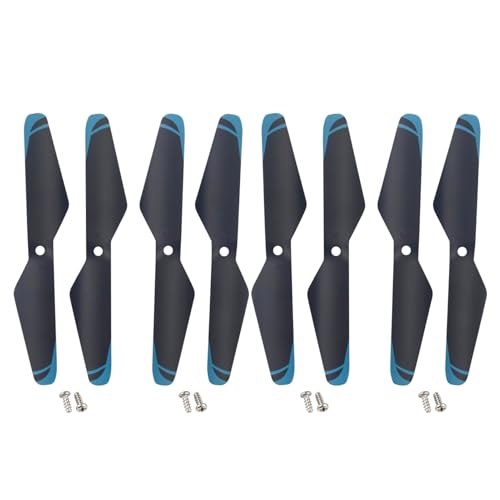 ZYGY 8PCS Propeller für S6 G6 Hindernisvermeidungsdrohne Luftfotografie Quadcopter Zubehör Fernbedienung Flugzeugersatzteile Propeller Blätter (Blauer Rand) von ZYGY