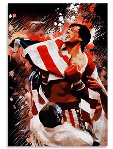 ZYHSB Puzzle 1000 Stück Rocky Balboa Legendäre Boxer Poster Holz Adult Toys Dekompressionsspiel Wk10Xv von ZYHSB