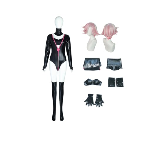 ZYJKGL Angel Dust Cosplay Kostüme Hazbin Hotel Charakter Fancy Dress Up Erwachsene Uniform Outfits Volles Set Halloween Karneval Party ZYJKGL Angel Dust Cosplay Kostüme Hazbin Hotel Charakter Fancy Dress Up Erwachsene Uniform Outfits Volles Set Halloween Karneval Party von ZYJKGL