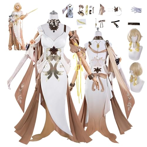 ZYJKGL Anime Aglaea Cosplay Uniform Honkai Star Rail Kostüm Voll Set mit Perücke – Halloween Party und Anime Konventionen Vollständiges Set Outfit Erwachsene ZYJKGL Anime Aglaea Cosplay Uniform Honkai Star Rail Kostüm Voll Set mit Perücke – Halloween Party und Anime Konventionen Vollständiges Set Outfit Erwachsene von ZYJKGL